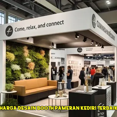 harga desain booth pameran kediri terbaik